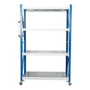 Стеллаж мобильный СТ-4 200x90x700 4 полки